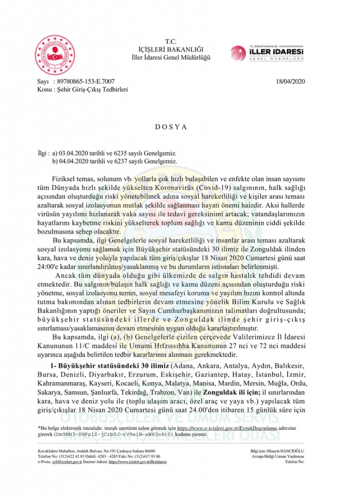 7007-Sayılı-Şehir-Giriş-Çıkış-Tedbirleri-1